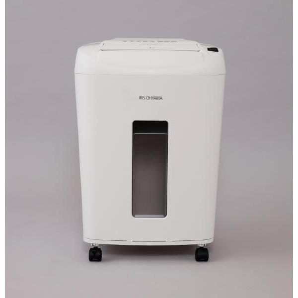アイリスオーヤマ　オフィスシュレッダー　ホワイト　白　23L OF12M アイリスオーヤマ 細密オフィスシュレッダー ホワイト OF12M