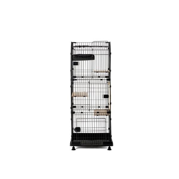 アイリスオーヤマ ルーフキャットケージ RFC-704 アイアンブラック 