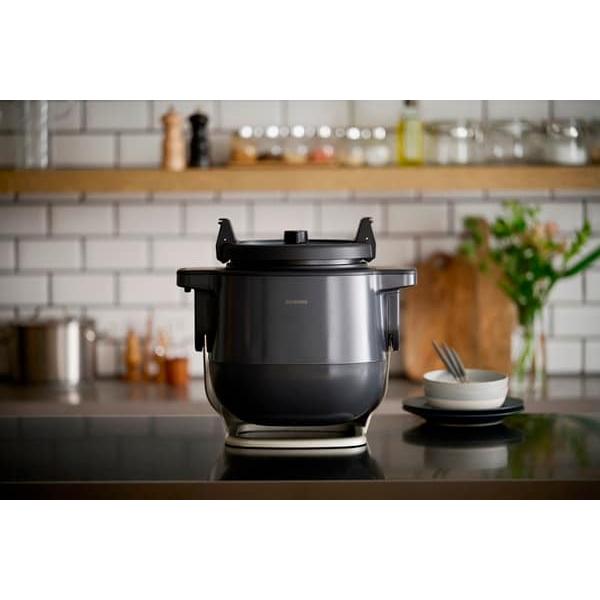 アイリスオーヤマ 自動かくはん式調理機 CHEF DRUM グレー DAC-IA2-H