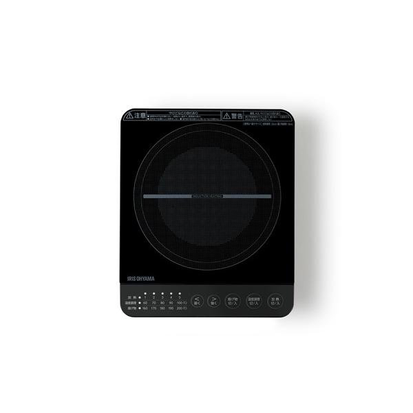 アイリスオーヤマ IHコンロ 1000W ブラック IHK-T392-B | 1口 IH