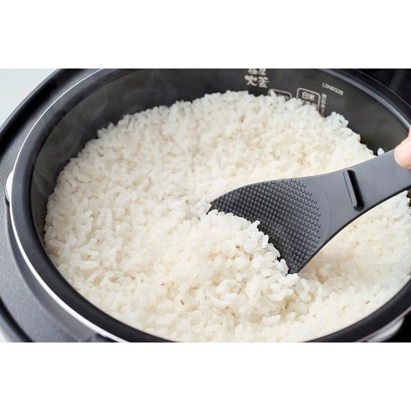 アイリスオーヤマ　5.5合炊き　新品しゃもじ、カップ付き！ アイリスオーヤマ IHジャー炊飯器 5.5合 ホワイト/ブラック | ブラック