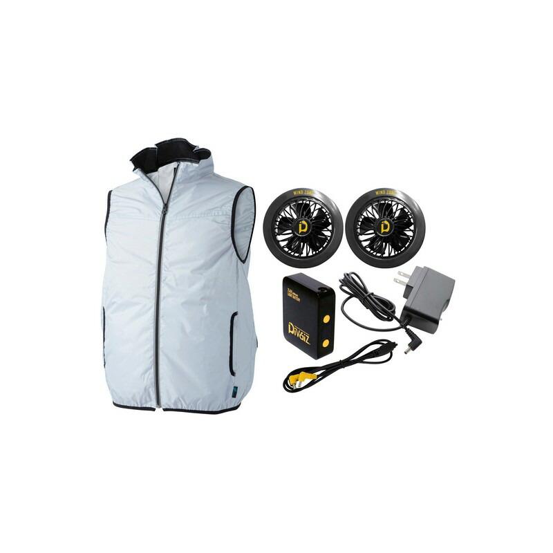 藤原産業 セフティ-3 セフティー3 WZライトファンベストセット 9394SK(G)-M セフティー3 WZライトファンベストセット 9394SK（G）−M 園芸機器 刈