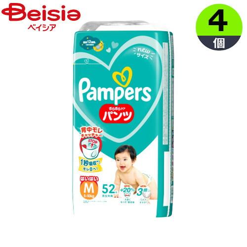 P&G 紙おむつ パンパース さらさらケア パンツ Mサイズ 6〜11kg 52枚×4