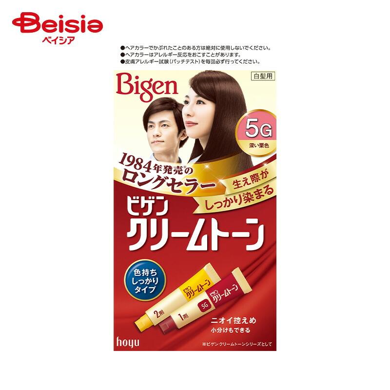 ホーユー ビゲンクリームトーン　５Ｇ 80ｇ×54個   【送料無料】 ビゲン ホーユー ビゲンクリームトーン5g : ベイシア ヤフーショップ