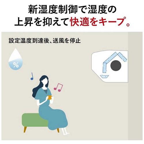 三菱（MITSUBISHI） エアコン 本体のみ (霧ヶ峰) おもに6畳用 (冷房：6 