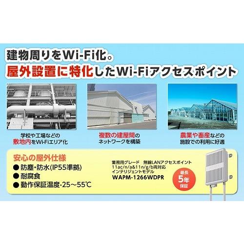 BUFFALO（バッファロー） WAPM-1266WDPR アウトレット品 防塵防水