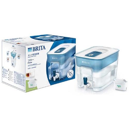 186000 現状品 BRITA ブリタ タンク型浄水器 フロー(Flow) 注ぎ口付き大容量モデル ろ過水容量:4.85L KBFLCB1P  [1000025422749] BRITA（ブリタ） タンク型浄水器 「フロー」 ろ過水容量 4.85L 全容量