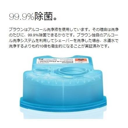 BRAUN（ブラウン） 除菌 シェーバー用 アルコール除菌 アルコール洗浄
