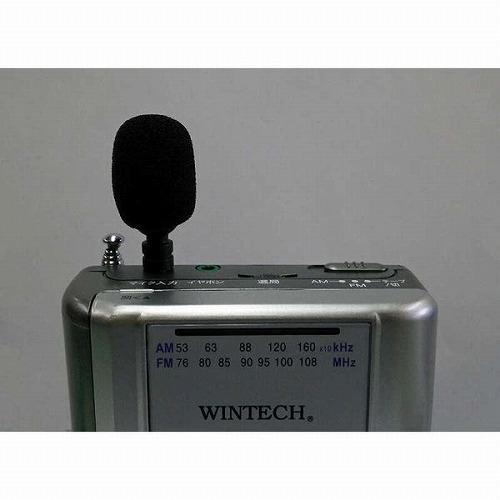 ＡＭ／ＦＭラジオ付テープレコーダー シルバー WINTECH PCT-02RM｜beisiadenki｜05