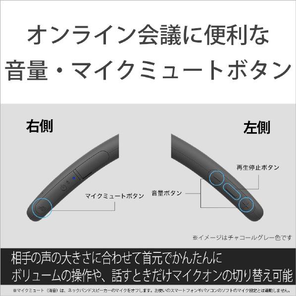 【新発売】 ウェアラブル ネックバンドスピーカー ソニー SRS-NB10 HC