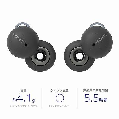 SONY 完全ワイヤレスイヤホン LinkBuds WF-L900-HM グレー SONY 完全ワイヤレスイヤホン LinkBuds WF-L900-HM グレー