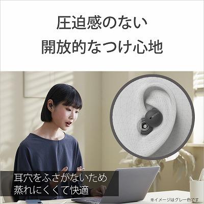 SONY 完全ワイヤレスイヤホン LinkBuds WF-L900-HM グレー ソニー リンクバッズ WF-L900 開放型｜beisiadenki｜09