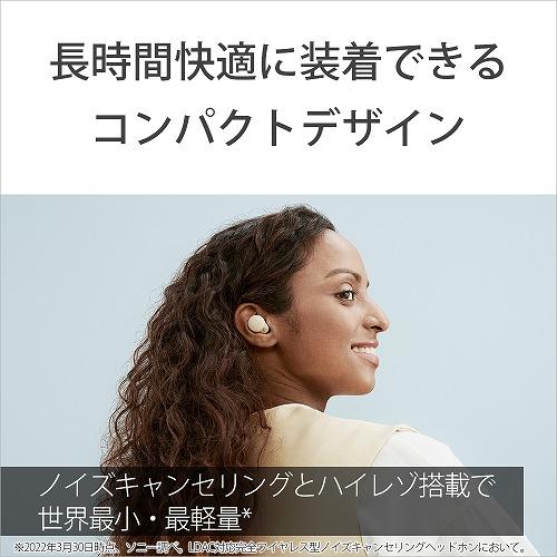 ソニー イヤホン LinkBuds S ワイヤレス Bluetooth 両耳 マイク 防滴  WF-LS900N CCの画像