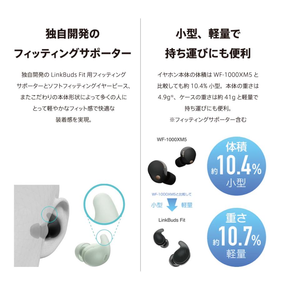 SONY ソニー 完全ワイヤレスイヤホン LinkBuds Fit リンクバッズ SONY ソニー 完全ワイヤレスイヤホン LinkBuds Fit リンクバッズ