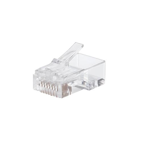エレコム RJ45コネクタ/CAT6・CAT6A対応/単線・ヨリ線対応/100個入り