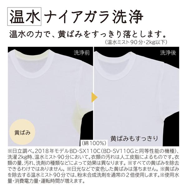 ドラム式洗濯乾燥機 ビッグドラム 左開き ホワイト 日立 BD-SV110GL(W) ドラム式洗濯乾燥機 ビッグドラム 左開き ホワイト 日立 BD-SV110GL(W)