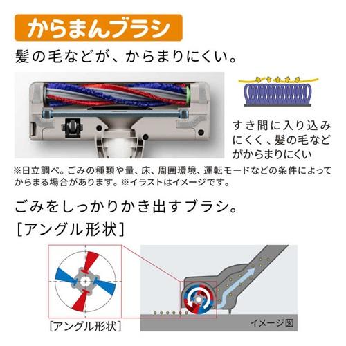 日立（HITACHI） 掃除機 コードレス スティッククリーナー PV-BG1000R