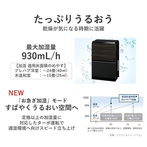 Panasonic 加湿空気清浄機 適用畳数:〜40畳/ナノイーX搭載/木目 Panasonic 加湿空気清浄機 適用畳数:〜40畳/ナノイーX搭載/木目