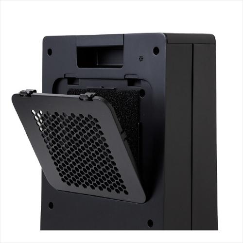 C:NET（シィー・ネット） セラミックヒーター ブラック CDCP608BK : B