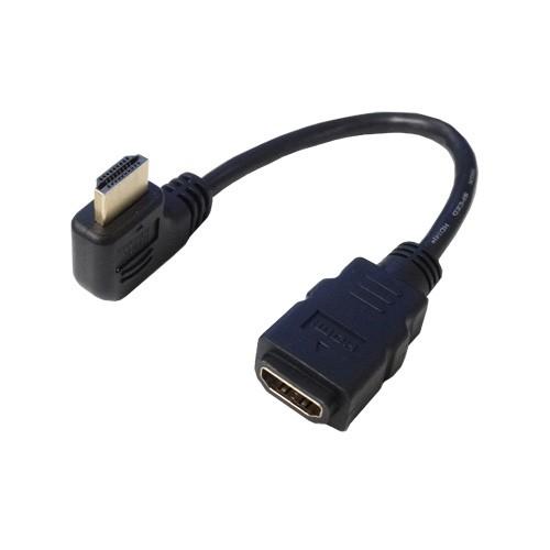 変換名人 HDMI L型ケーブル延長20(右L) HDMI-CA20RL｜beisiadenki