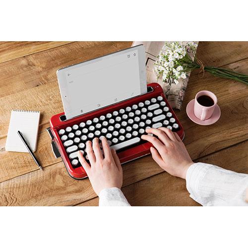 AJAX タイプライター風 レトロキーボードPENNA Red PNADRD : B AJAX タイプライター風 レトロキーボードPENNA Red PNADRD : B