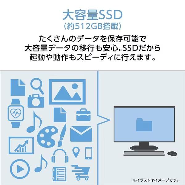 LaVie NEC デスクトップPC LAVIE A23 ファインブラック Windows 11