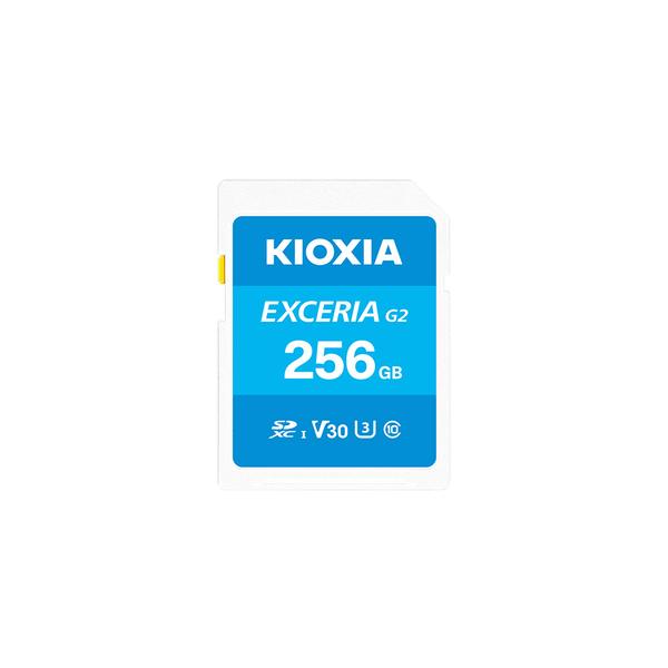 SDXCカード EXCERIA G2 256GB Class10 UHS-I U3 V30 最大読込100MB/s 最大書込50MB/s KIOXIA KSDU-B256G_1