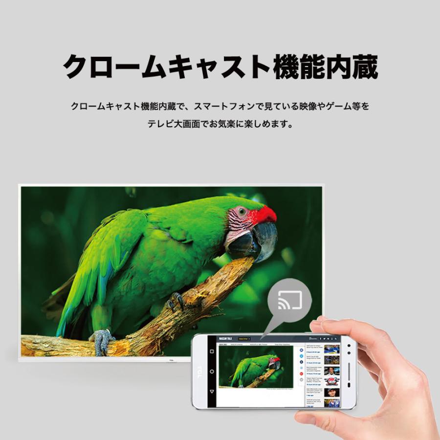 TCL P636シリーズ 55型 4K対応液晶テレビ 4KBS / CSチューナー TCL P636シリーズ 55型 4K対応液晶テレビ 4KBS / CSチューナー
