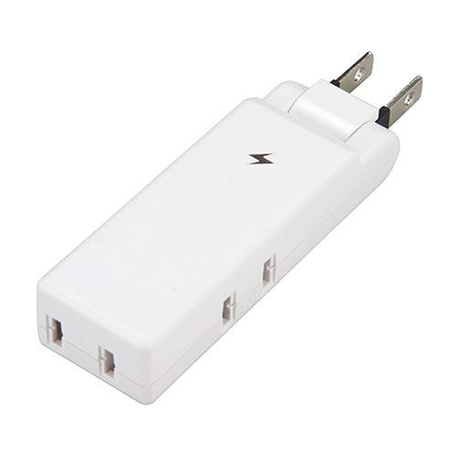 【20個セット】 YAZAWA 雷ガード付極小コーナータップ 3個口 ホワイト Y02CMK300WHX20(代引不可)【送料無料】 20個セット】 YAZAWA 雷ガード付極小コーナータップ 3個口 ホワイト