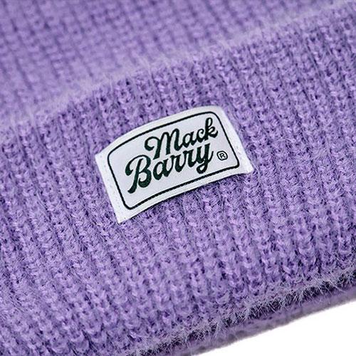 MACK BARRY マクバリー 【BEANIE(ビーニー)】 CLASSIC LABEL SOFT CANDY BEANIE ラベンダー MCBRY70757｜beisiadenki｜02