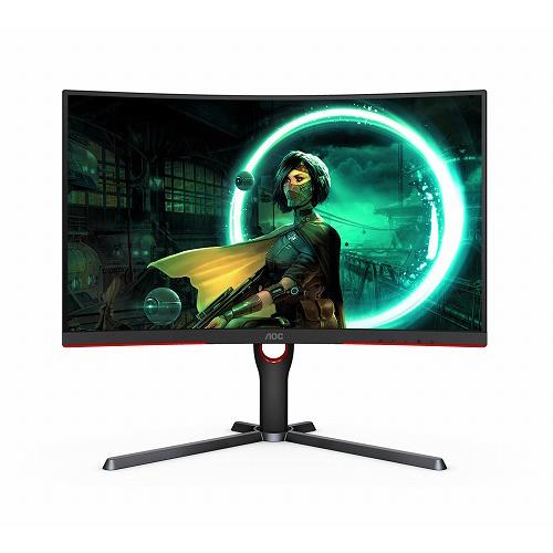 AOC エーオーシー ゲーミングモニター 曲面 1000R 27インチ C27G3/11 ブラック＆レッド フルハイビジョン VA 165Hz 液晶ディスプレイ 応答速度1ms｜beisiadenki｜12