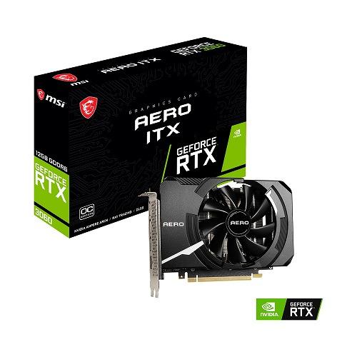 MSI グラフィックボード GeForce RTX 3060 AERO ITX 12G OC : B