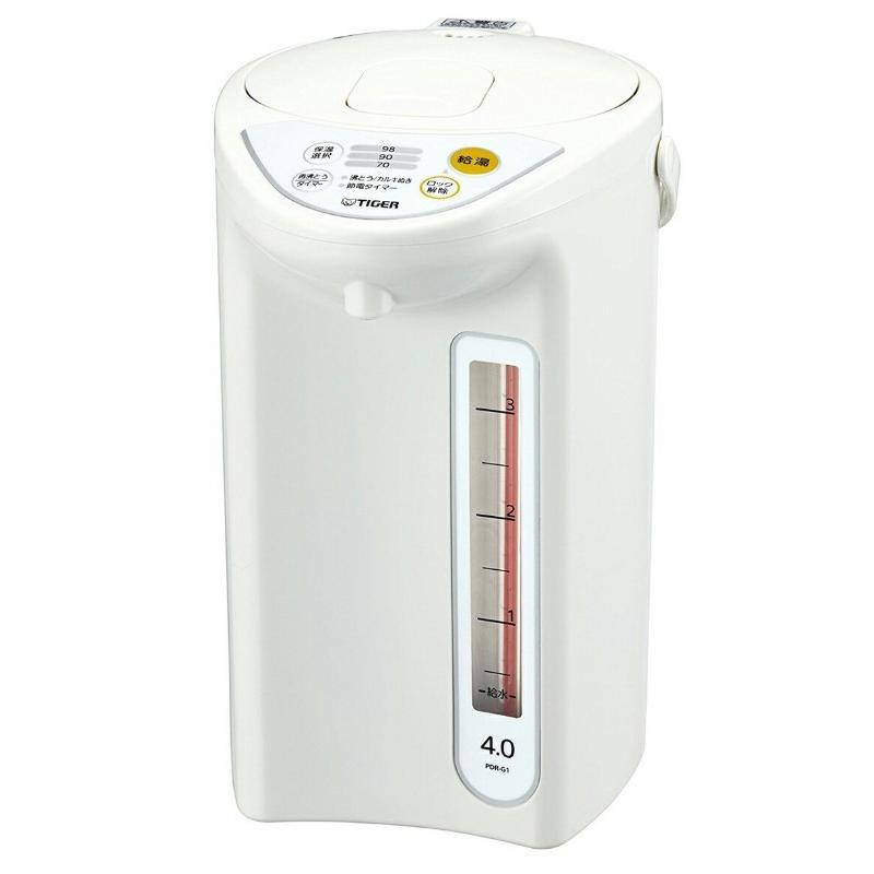 タイガー マイコン電動ポット 4.0L ホワイト PDR-G401 : B タイガー マイコン電動ポット 4.0L ホワイト PDR-G401 : B
