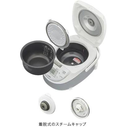 炊きたて IHジャー炊飯器 スチールホワイト タイガー JPF-G055 炊きたて IHジャー炊飯器 スチールホワイト タイガー JPF-G055