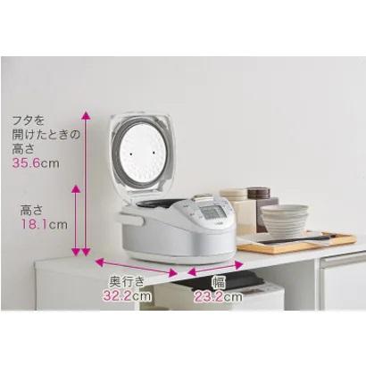 炊きたて IHジャー炊飯器 スチールホワイト タイガー JPF-G055 炊きたて IHジャー炊飯器 スチールホワイト タイガー JPF-G055