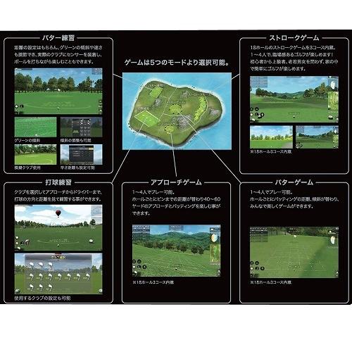 佐藤商事 家庭用シミュレーションゴルフ（ジョイ スイング）JOY SWING