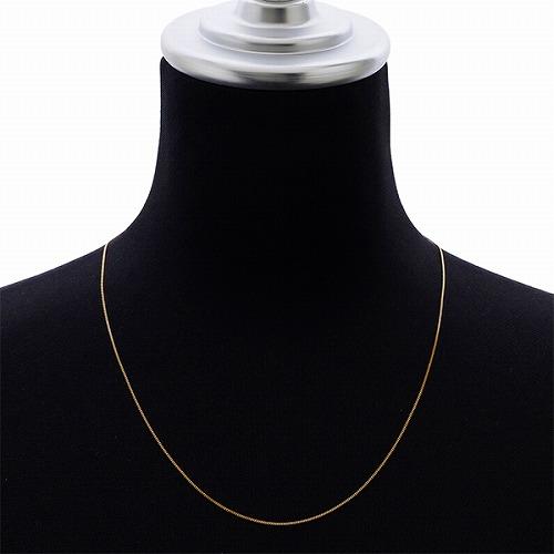 (B031806) K18 YG 喜平2面シングル ネックレス アクセサリー K18 喜平 2面シングル ネックレス 約1.4g 50cm : Bサプライズ(ベイシア