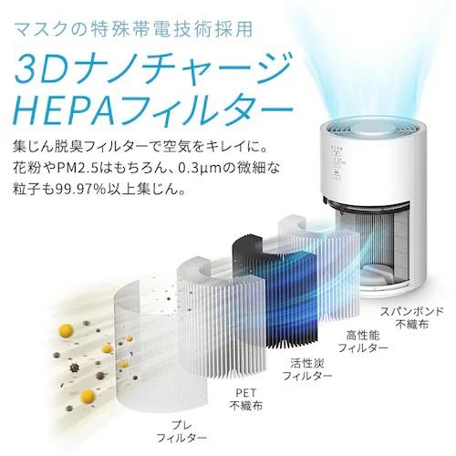 IRIS OHYAMA（アイリスオーヤマ） 空気清浄機 10畳 PM2.5対応 ホワイト