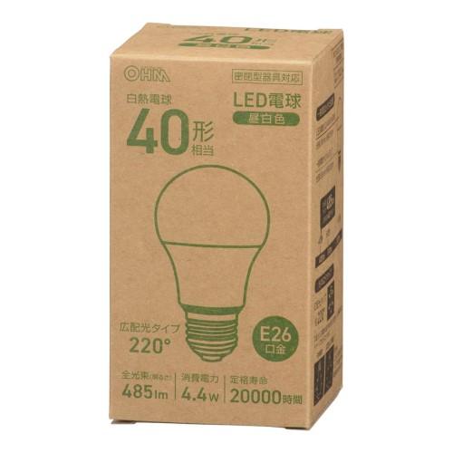 OHM（オーム電機） LED電球 E26 40形相当 昼白色 オーム LDA4N-G AG56 : Bサプライズ(ベイシア電器) - 通販 ...