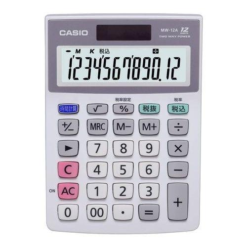 CASIO（カシオ） 電卓 ミニジャストタイプ 12桁 CASIO MW-12A-N : B