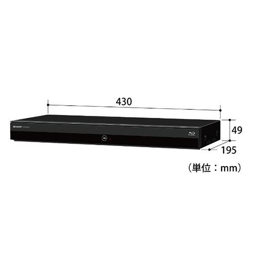 SHARP ブルーレイディスクレコーダー ダブルチューナー 500GB SHARP ブルーレイディスクレコーダー ダブルチューナー 500GB