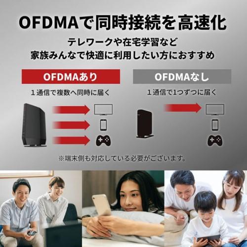 BUFFALO（バッファロー） 無線LAN親機 Wi-Fi 6 11ax対応 Wi-Fiルーター