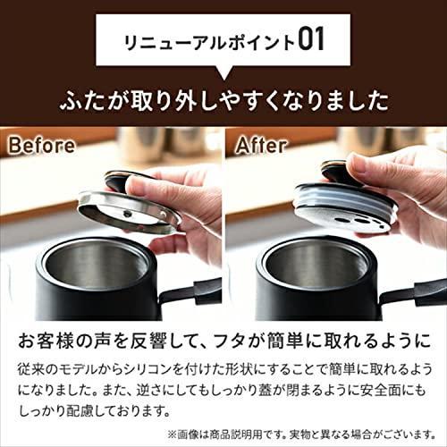 山善（YAMAZEN） 電気ケトル 電気ポット 0.8L ドリップケトル (温度