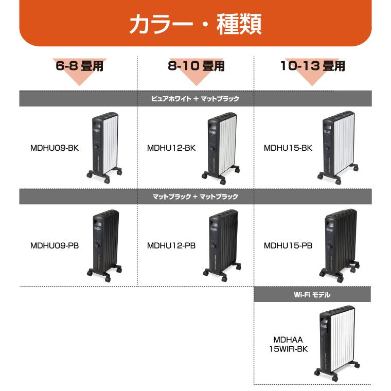 マルチダイナミックヒーター デロンギ 8〜10畳用 ピュアホワイト＋