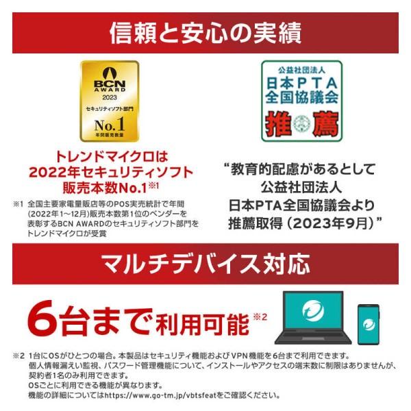 ウイルスバスター トータルセキュリティ スタンダード 3年版 トレンドマイクロ TICEWWJGXSBUPN3701Z｜beisiadenki｜02