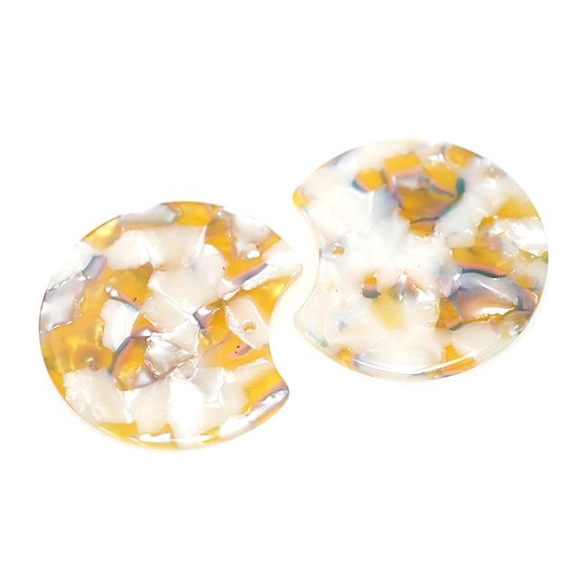1個入り】栗きんとん＆白餡カラー約37mm チャーム HXY128 : DIYBEJEWEL