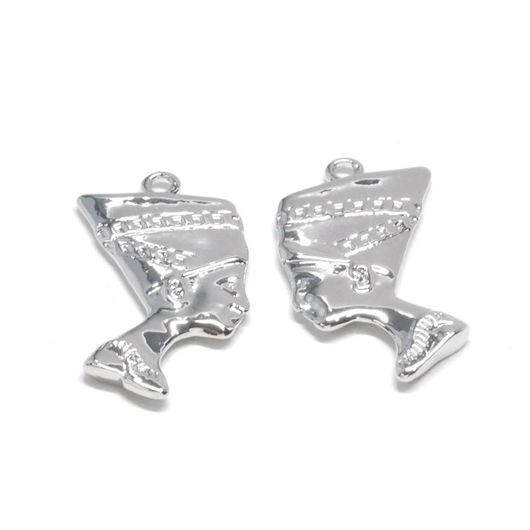 1個】古代エジプト女王モチーフのシルバーチャーム NF : DIYBEJEWEL 
