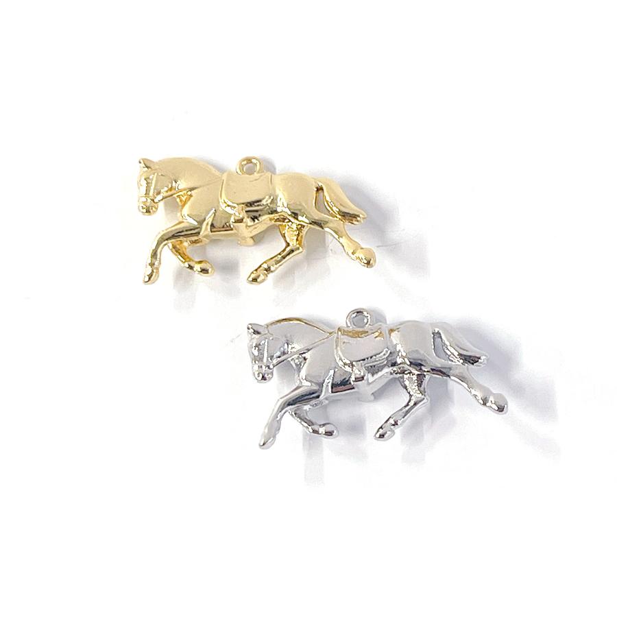 2個入り】鞍付き 馬モチーフ 2026年 干支・丙午 チャーム : DIYBEJEWEL