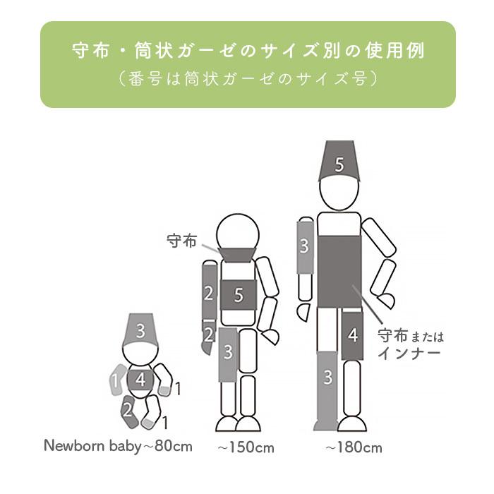 TAKEFU 竹布 筒状ガーゼ2号（5cm×1m×5本）・ bamboo gauze 送料別