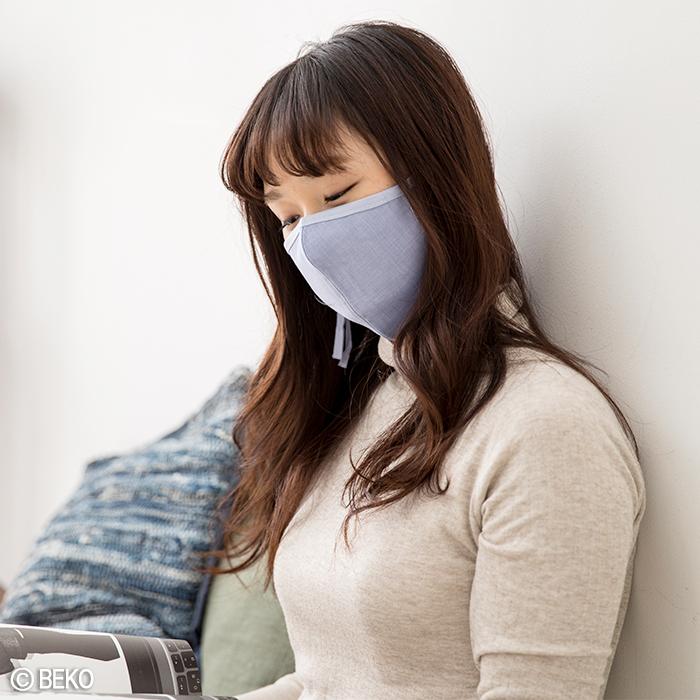 TAKEFU 竹布 マスク ガーゼ うるおいマスク 1枚 メール便使用 抗菌性